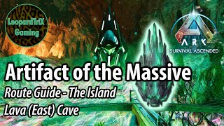 Get The Artifact of the Massive SOLO  The Island  Ark Survival Ascended [upl. by Olsen183]