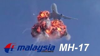 Malaysia MH17 Missile Shot Down video [upl. by Ecirtak]