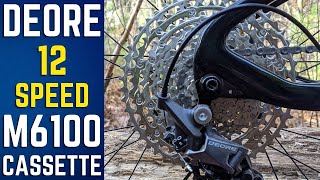 Shimano Deore M6100 1051t Cassette Actual Weight and Specs [upl. by Malvina]