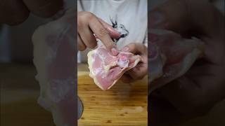 How to DEBONE chicken thighs super easy 😃 [upl. by Esinaj]