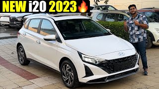 i20 Facelift 2023  More Sporty Now🔥  Walkaround with On Road Price [upl. by Neztnaj]