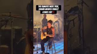 SHAWN MENDES COMES OUT AT COLORADO CONCERT shawnmendes comingout camillacabello fypyoutubeshorts [upl. by Anire]