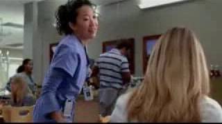 4x06 Deleted scene Cristina is interrupting Hahn at dinner [upl. by Ennaeirrac]