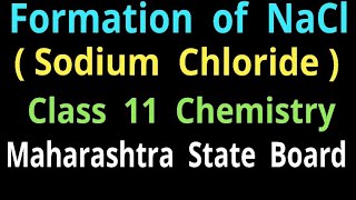 Formation of Sodium Chloride  NaCl   Ionic bond or electrovalent bond [upl. by Hellah]