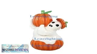 giant outdoor Spooky halloween hanuting show sculpture pumpkin props decorations Ghost in Review [upl. by Hollinger]