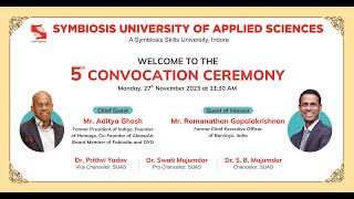 5th Convocation Ceremony SUAS [upl. by Vaios173]