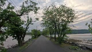 4K Driving New York NY Up Down to Piermont Pier from One End amp Back ASMR [upl. by Aihsoj43]