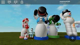 Roblox spinning snowflake snowman [upl. by Cly]