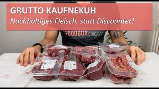 Grutto KaufNeKuh Fleischbox  Unboxing Test amp Erfahrungsbericht  FoodboxGuidede [upl. by Lehpar]