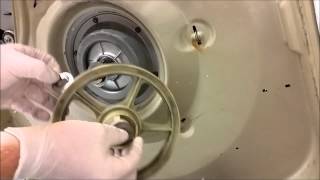 How To Replace A Maytag Whirlpool Thrust Bearing Transmission And Motor Pulley [upl. by Ylus677]