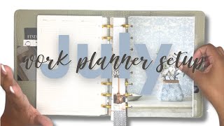 July 2024 work planner setup  new weekly layout [upl. by Lorrad]