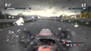 F1 2012 Hungary hotlap  1271 Wet [upl. by Ayerdna212]