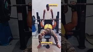 Flat Bench  Barbell Press 💪Vlog barbellbenchpressgym youtube ytreel rajkishor feelingworkout [upl. by Gere]