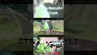 Shiny Alpha Hisuian Basculin Signature Move Wave Crash in Pokemon Legends Arceus [upl. by Velma]