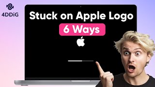 How to Fix MacBook Stuck on Apple Logo or Progress Bar [upl. by Enneirda751]