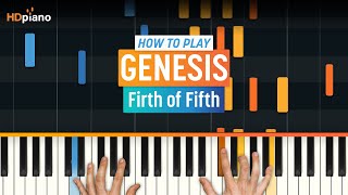 How to Play quotFirth of Fifthquot by Genesis  HDpiano Part 1 Piano Tutorial [upl. by Gwenore]