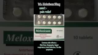 Tab Meloxicam contains Use and side effects medicine pharmacology medicalstudent [upl. by Cas]