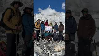 Outdoor Himalayan happy customer at EBC 2024 everestbasecamptrek everestbasecamp [upl. by Holihs]