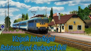 MSTSOR 2021 Nyári menetrend 19715 Vízipók InterRégió Balatonfüred  Budapest Déli 431 132 [upl. by Ryhpez]