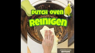 Dutch Oven richtig Reinigen🧼🧽🚿 DutchOvenBrothers [upl. by Bovill682]