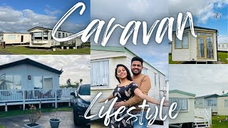 Caravan Holiday in Uk  Martello Beach Full Tour අපේ කැරවන් අත්දැකීම caravan tour holiday 🇬🇧🇱🇰 [upl. by Jadda]