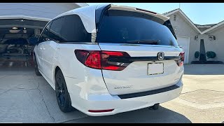 2023 Honda Odyssey Sport OEM Hitch Install [upl. by Anihc267]