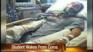 Student wakes up from coma [upl. by Meletius]