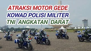 PARADE PATWAL MOTOR GEDE KOWAD POLISI MILITER [upl. by Eenhpad601]