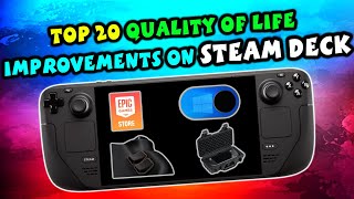 Top 20 Easy Quality Of Life Mods For Steam Deck Owners To Improve Their Gaming Experience [upl. by Abigail909]