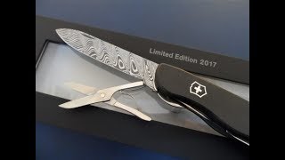 Victorinox Outrider Damast Limited Edition 2017 [upl. by Nnaeilsel]