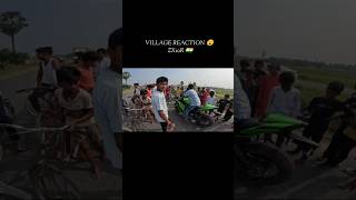 😮VILLAGE REACTION ZX10R 🇮🇳 [upl. by Suruat]