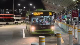 SBS Transit Linkker LM312 SG3078U on Service 38 departing Tampines Int [upl. by Sontag]