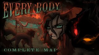 EVERY BODY  COMPLETE MAP TawnyFrost Warriors AU [upl. by Christian]