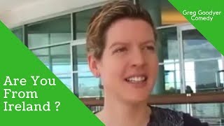 IRISH WOMAN REFUSES TO SAY YES OR NO Irlandaise hilarante Irlandesa hilarante [upl. by Nileak541]