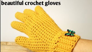 Hand gloves banane ka tarika  DIY hand gloves for ledies and gents both  crochet gloves [upl. by Ssalguod]