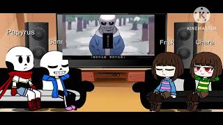 Undertale react to canon horror sans memes [upl. by Gord]