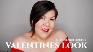 Valentines look  Miss Dalager Beauty [upl. by Anatnas401]