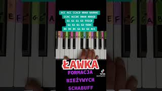 Ławka  Formacja nieżywych Schabuff piano tutorial jak zagrać na pianinie pianotutorial pianino [upl. by Yelrehs]