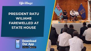 President Ratu Wiliame farewelled at State House [upl. by Flavian]