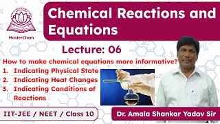 Class 10th Chemical Reactions and Equations Make equations more informative boardexampreparation [upl. by Dlorrej]