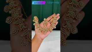 Latest One gram Jewellery Collection ytshorts bridaljewellery onlineshopping jewellery trend [upl. by Malsi]