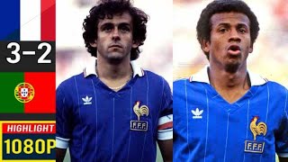 France 3 x 2 Portugal Platini Tigana ●1984 Euro Semi Final Extended Goals amp Highlights HD 1080 [upl. by Etteniotnna]