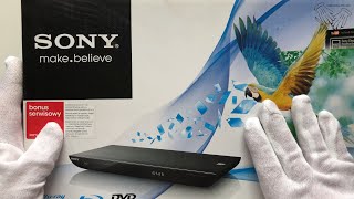 Unboxing Polska 27  Odtwarzacz BluRay SONY BDPS590 [upl. by Enilegna]