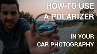 How to use a POLARIZER FILTER in your CAR PHOTOGRAPHY [upl. by Kcirdnekal]