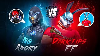 Darktips ff 🐰 vs NGANGRY 🎯  Movement vs Accruacy [upl. by Valerlan]