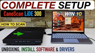 How to Setup Canon Scan Lide 100 Installation [upl. by Lipson]