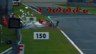 Insane Brazilian Grand Prix Crashes Heavy Rain amp Verstappen Wins from 17th  f1 [upl. by Fergus618]