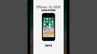 iPhone Alarm Evolution [upl. by Willette]