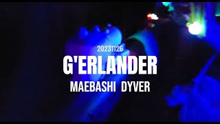 GERLANDER【DERLANGER cover】20231126 at 前橋DYVER [upl. by Htaras30]