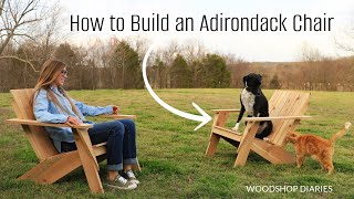 How to Build a Modern Adirondack Chair [upl. by Plumbo]